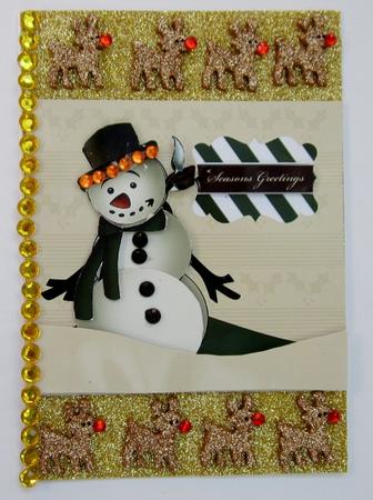 Simple Snowman by Diane  Vermeer