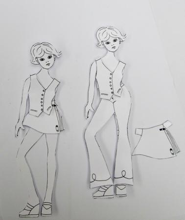Paperdoll Uncoloured. by Diane  Vermeer