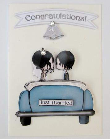 Bride and Groom Wedding Car Topper Set 4 Featured Gallery Photo