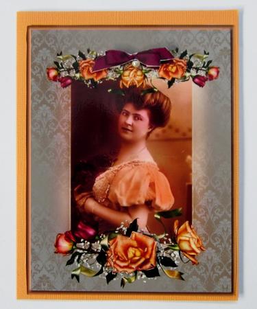 Golden Halo & Roses by Diane  Vermeer
