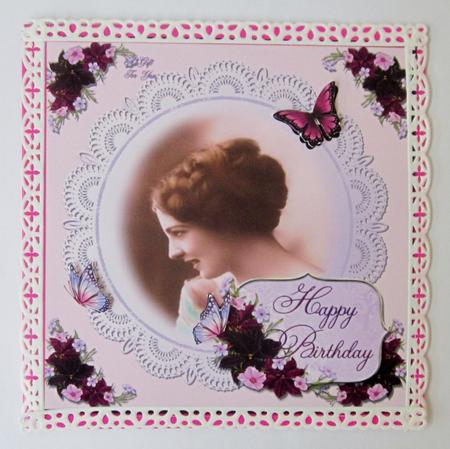 Happy Birthday ~ Purple by Diane  Vermeer
