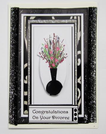 Congratulations on Your Divorce Pyramid Stacker Simple and E by Diane  Vermeer