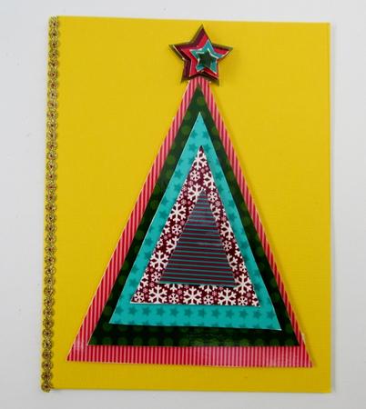 Christmas Pyramid - Funky Christmas Trees Bright 3D Stacker by Diane  Vermeer