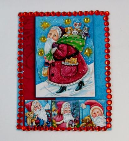 Santa Card Step It Up Quick Card by Diane  Vermeer