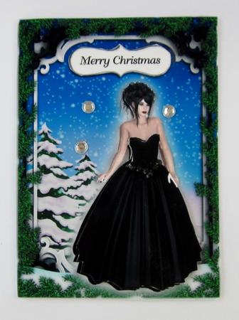 Winter Princess - a Little Bit Goth by Diane  Vermeer