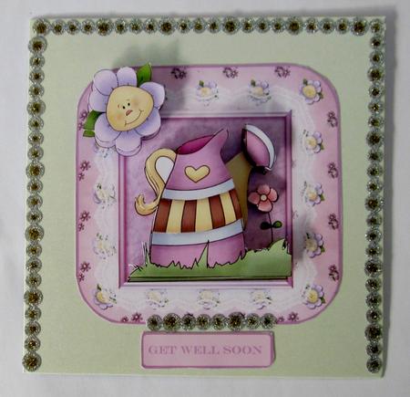 Spring Watering Can by Diane  Vermeer
