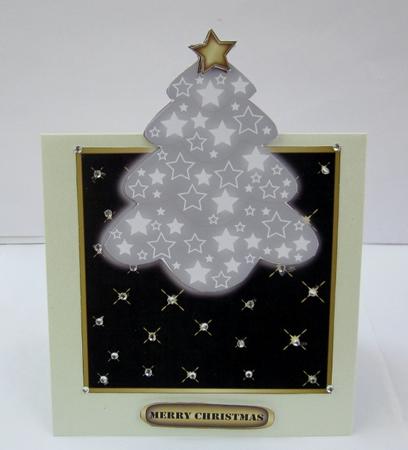 Front Over the Edge Bright Christmas Tree 2 by Diane  Vermeer