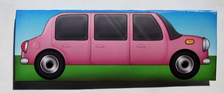 Large Dl Stretch Limo Quick Cut and Fold Card by Diane  Vermeer