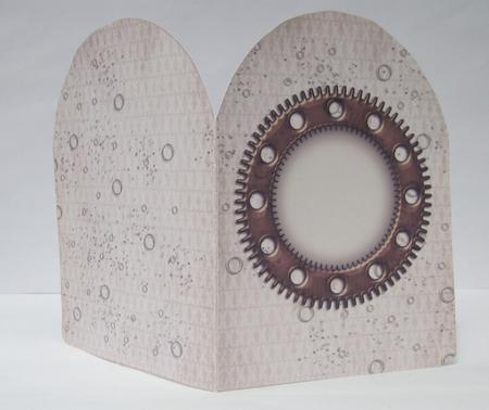 Steampunk Insert for Roundtop Card by Diane  Vermeer
