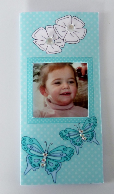 Add a Photo Fluttery Butterflies with Easy Fold Frame by Diane  Vermeer