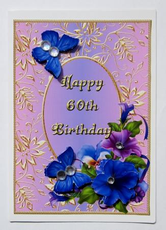 Petunia Corner - Happy 60th Birthday by Diane  Vermeer