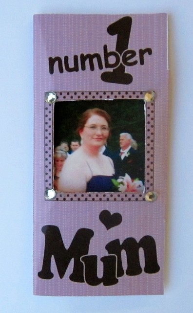 Add a Photo Number 1 Mum with Easy Fold Frame by Diane  Vermeer