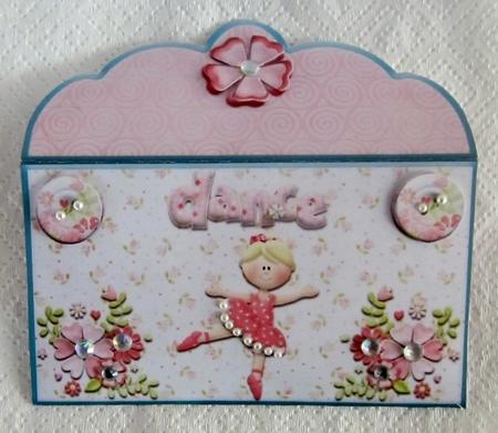 Sweet Ballerina Girls Money Wallet by Diane  Vermeer