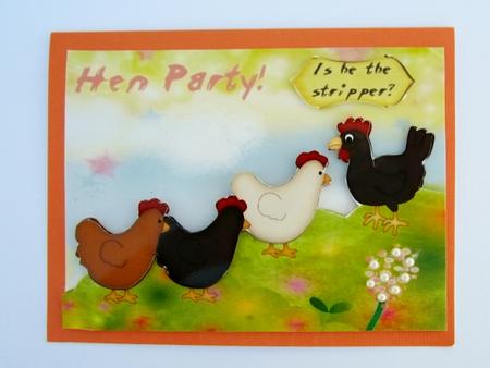 Hen Party! is He the Stripper? by Diane  Vermeer