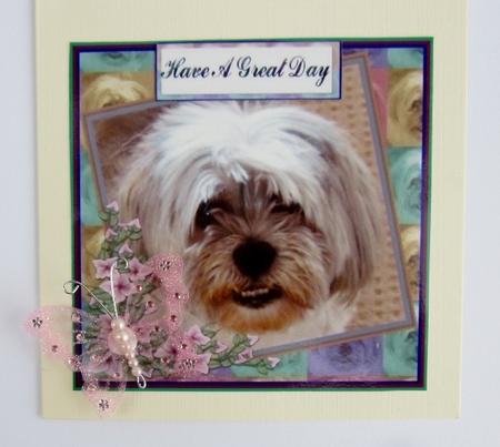 Muffin the Dog Topper by Diane  Vermeer