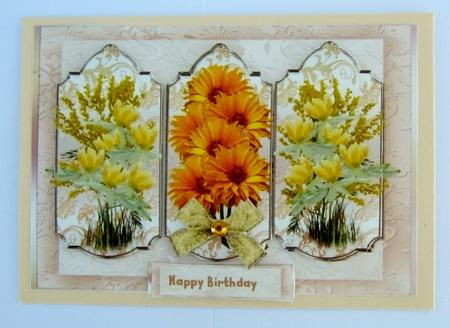 Beautiful Summer Flowers on a Plaque by Diane  Vermeer