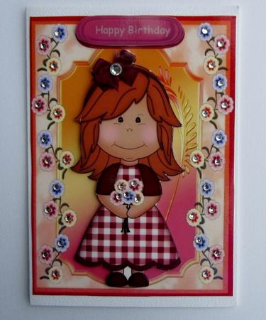 The Little Flower Girl by Diane  Vermeer