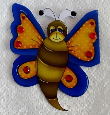 Butterfly Shaped Card by Diane  Vermeer