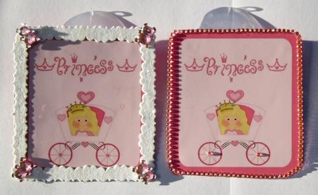 Baby on Board Car Sign Blonde Princess by Diane  Vermeer