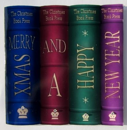 Merry Christmas Books Shaped Card by Diane  Vermeer
