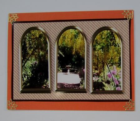 Three Arches - Laburnum Arch by Diane  Vermeer