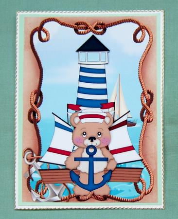 Sailor Bear Topper 1 by Diane  Vermeer