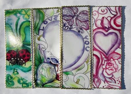 My Dreamy Garden Bookmarks by Diane  Vermeer