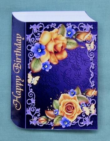 Beautiful Yellow Rose's Book Card by Diane  Vermeer