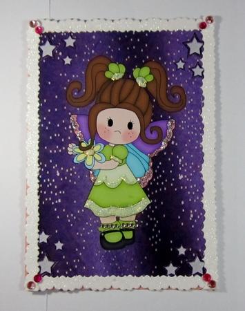 Gorgeous Little Girl Fairy by Diane  Vermeer
