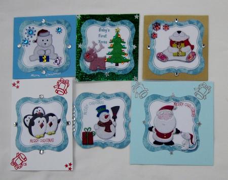Xmas Toppers 6 by Diane  Vermeer