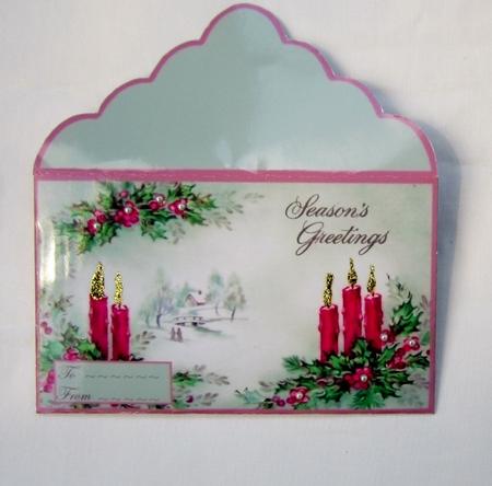 Christmas Candles Money Wallet by Diane  Vermeer