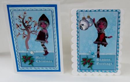 Christmas Pixies by Diane  Vermeer