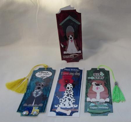 Pet Dog Book Marks & Sentiment Tags by Diane  Vermeer
