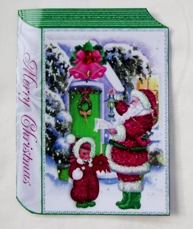 Hello Santa Am I on Your Christmas List Folded Book by Diane  Vermeer