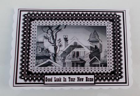 Monochrome Lace - Rooftops New Home by Diane  Vermeer