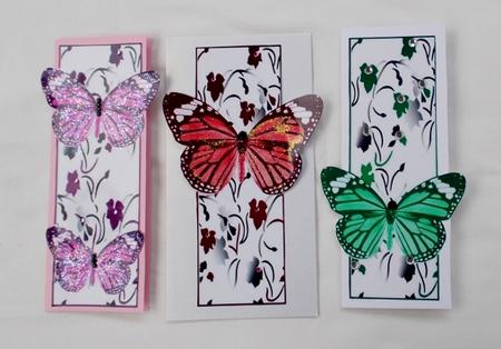 Butterfly Toppers x 3 by Diane  Vermeer