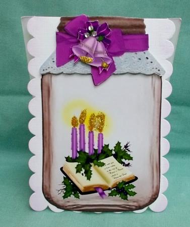 Christmas Phrase Book Table Dec, in a Jar by Diane  Vermeer