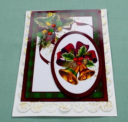 Bells and Holly Quick Card by Diane  Vermeer