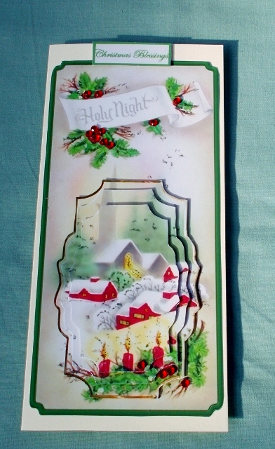 Holy Night Dl Card with Topper by Diane  Vermeer