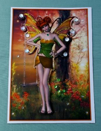 Autumn Blossom Fairy A5 Mini Kit by Diane  Vermeer