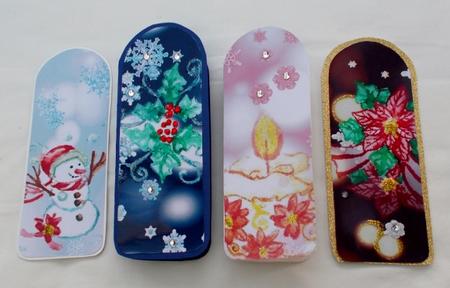 Merry Christmas Bookmark by Diane  Vermeer