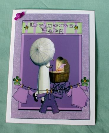 New Baby Lavender A4 by Diane  Vermeer