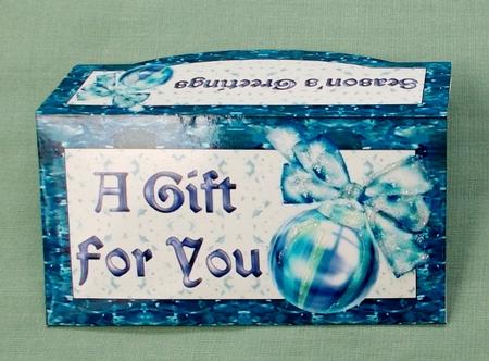 Blue Season's Greetings Money Wallet #14 by Diane  Vermeer