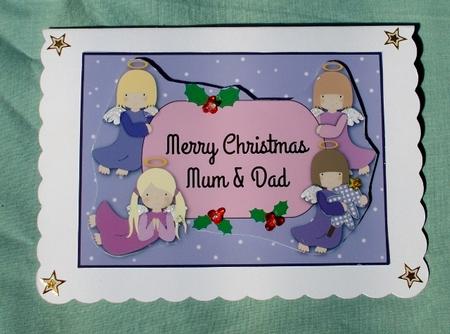 Little Christmas Angels for Mum & Dad by Diane  Vermeer