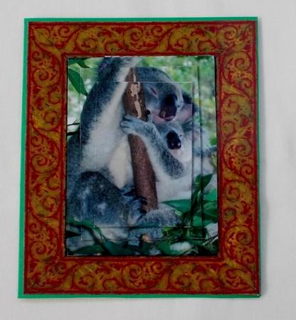 Aussie Natives Koala Xmas Cuddles by Diane  Vermeer