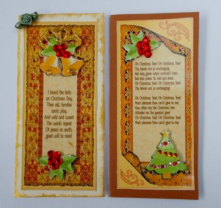 Christmas Scrolls by Diane  Vermeer
