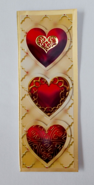 Large Dl Hearts Trio by Diane  Vermeer