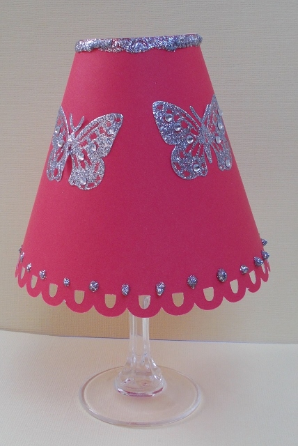 Wineglass Lamp Shades No 4 File by Diane  Vermeer