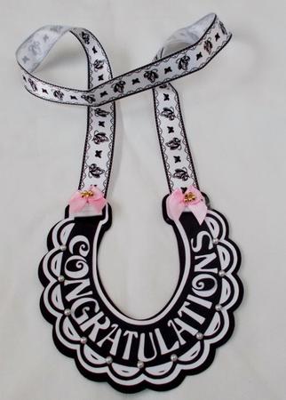 Wedding Horseshoe Congratulations by Diane  Vermeer