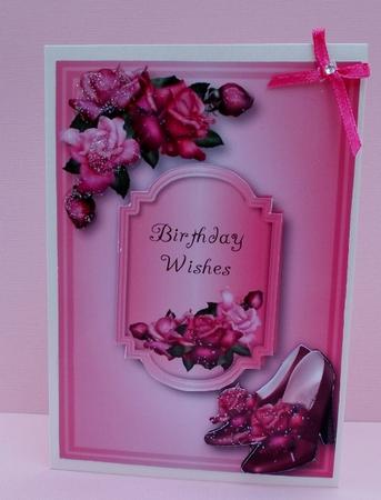 Pretty Pink Roses and Shoes by Diane  Vermeer